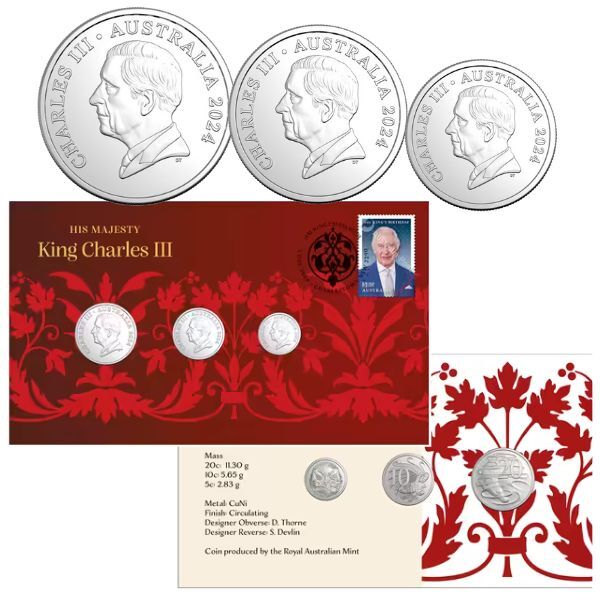 2024 King Charles 3 Coin PNC
