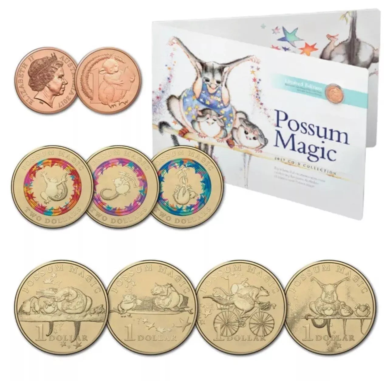 2017 Possum Magic Coin Folder Set
