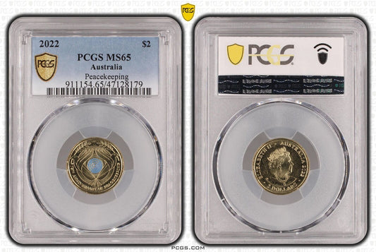 PCGS $2 MS65 Peacekeeping Anniversary Coin
