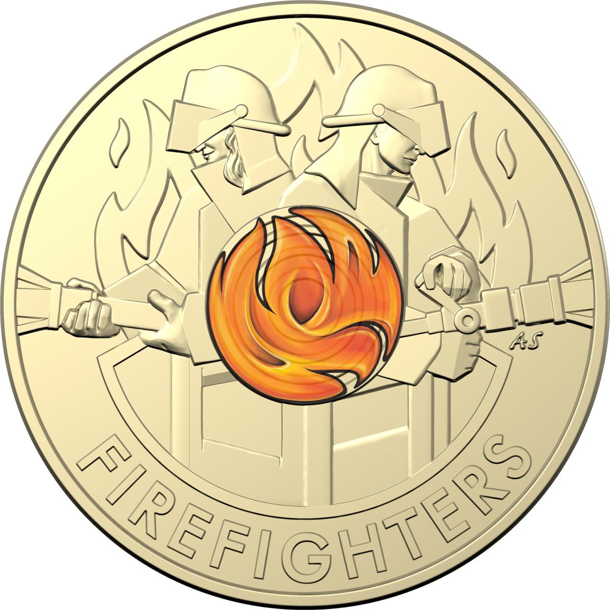 2020 $2 Firefighters Coin
