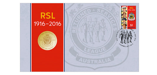 2016 Centenary of RSL Australia $1 PNC