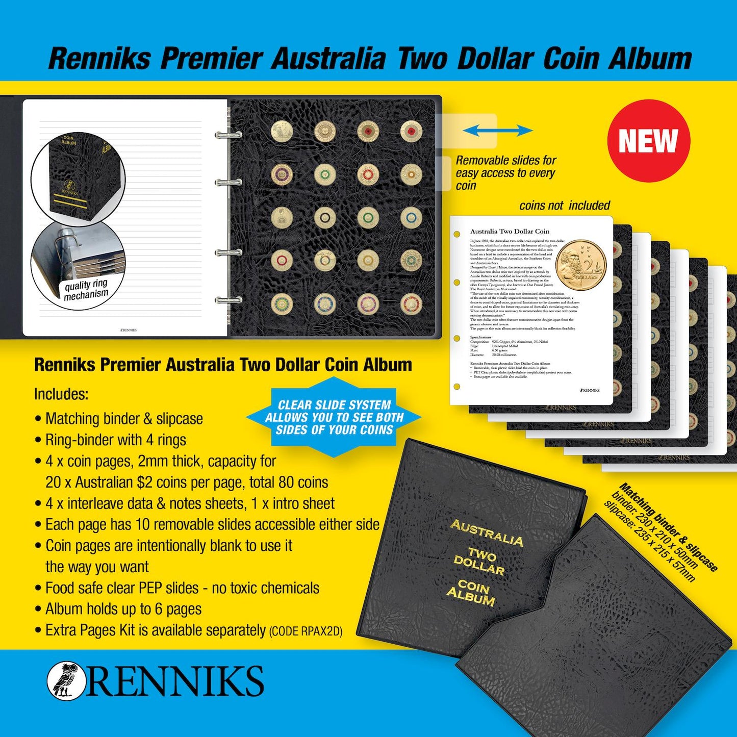 Renniks Premier Australia $2 Coin Album