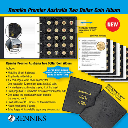 Renniks Premier Australia $2 Coin Album