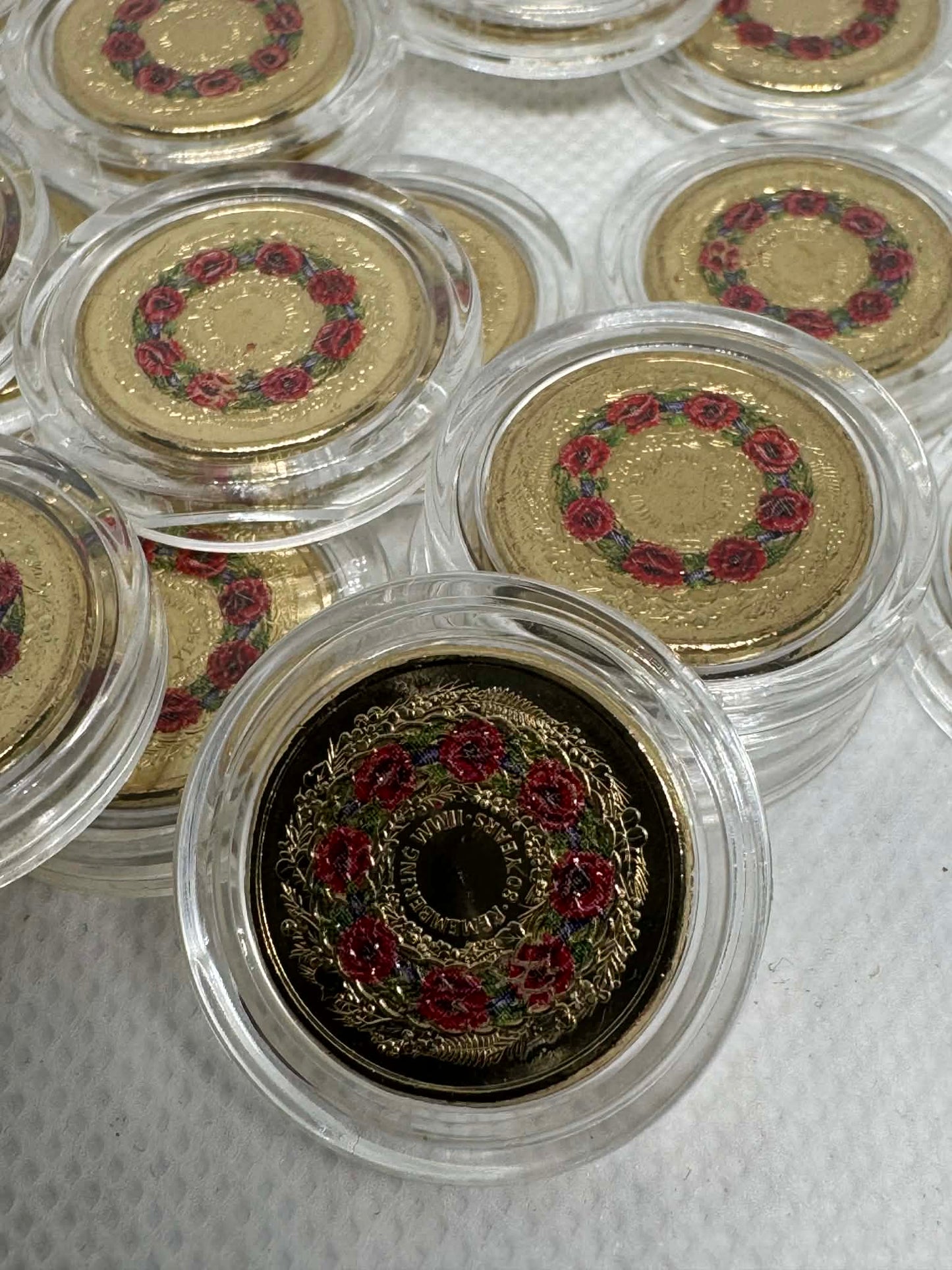 2025 80th Anniversary World War 2 (Poppy Wreath) $2 Coin - In Lighthouse Capsule