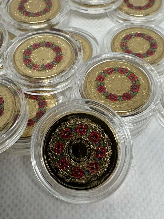 2025 80th Anniversary World War 2 (Poppy Wreath) $2 Coin - In Lighthouse Capsule