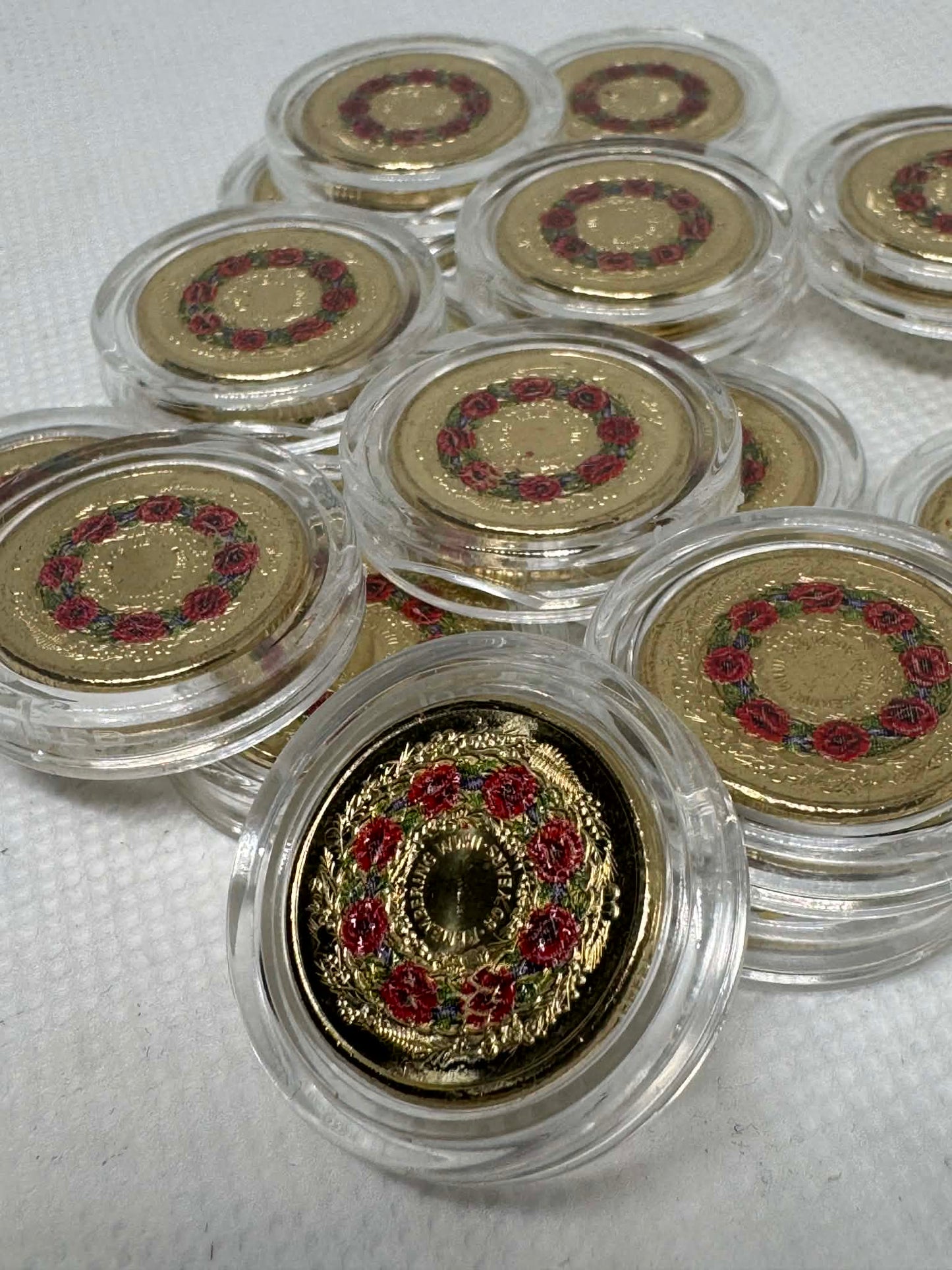 2025 80th Anniversary World War 2 (Poppy Wreath) $2 Coin - In Lighthouse Capsule