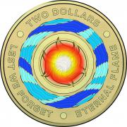 $2 Eternal Flame Coin